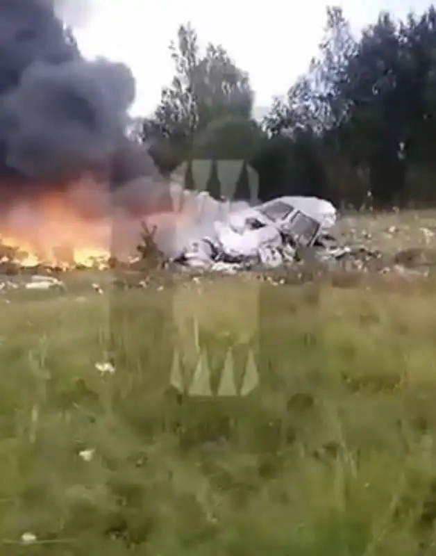 incidente aereo prigozhin 