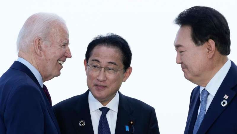 Joe Biden - Fumio Kishida – Yoon Suk-yeol