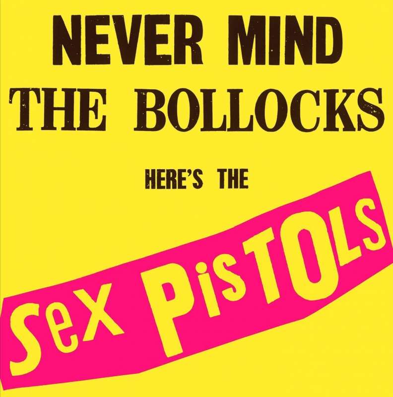 la copertina di never mind the bollocks disegnata da jamie reid