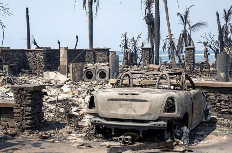 la distruzione dopo gli incendi a lahaina nell isola di maui hawaii 12