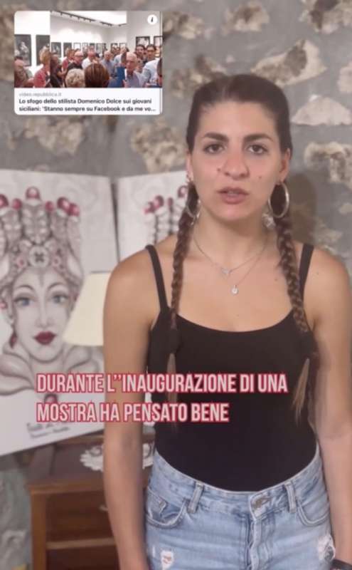 la ragazza del movimento nunsiparti risponde a domenico dolce 2