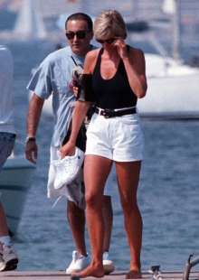 lady diana dodi fayed SBARCANO DALLO YACHT CUJO