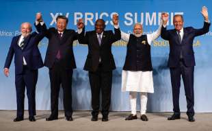 lula xi jinping ramaphosa modi lavrov vertice brics di johannesburg 2023