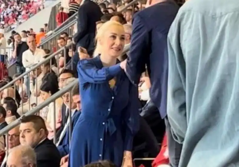 marta fascina allo stadio di monza per il trofeo silvio berlusconi 2