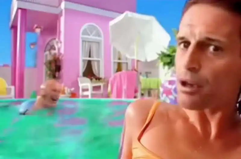 massimiliano allegri in barbie girl degli aqua   video creato con l intelligenza artificiale   3