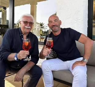 matteo bassetti con giorgio calabrese spritz