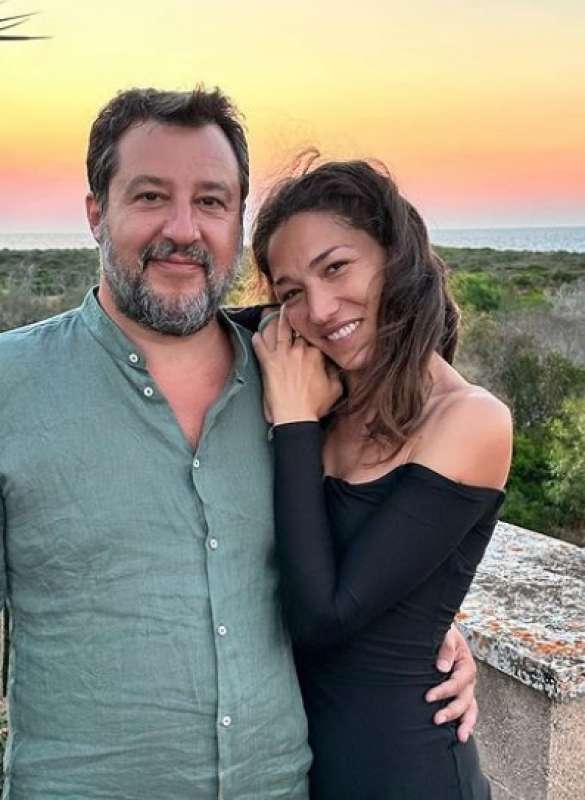 MATTEO SALVINI E FRANCESCA VERDINI IN PUGLIA