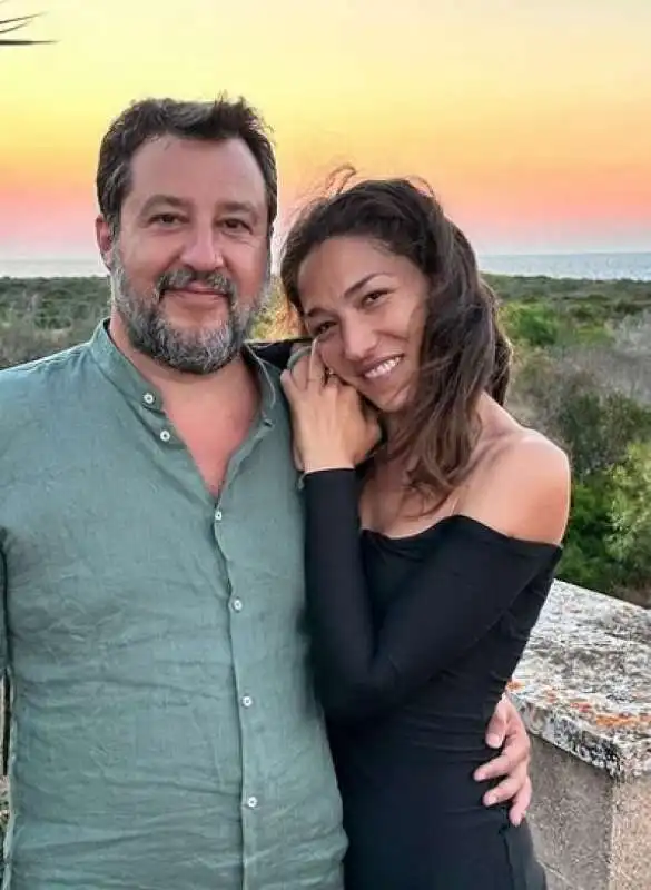 MATTEO SALVINI E FRANCESCA VERDINI IN PUGLIA 