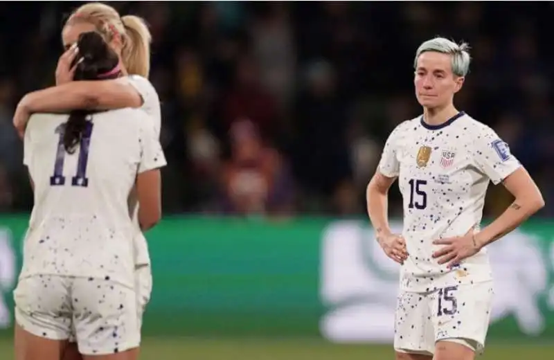 megan rapinoe - rigore sbagliato in usa-svezia – mondiale femminile 2023