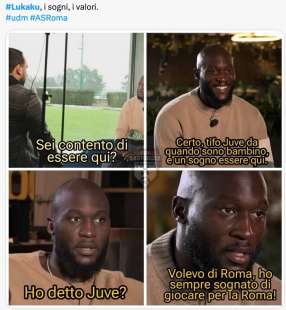 meme lukaku alla roma 2