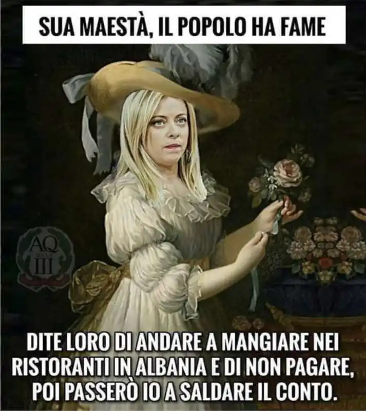 MEME SU GIORGIA MELONI E LE FRASI DI LOLLOBRIGIDA SUI POVERI