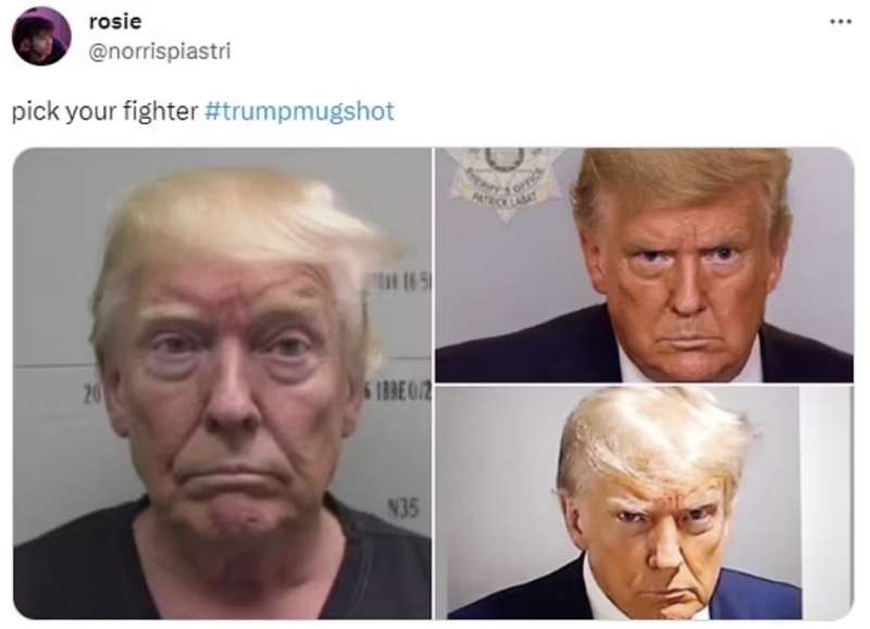 Trump mugshot