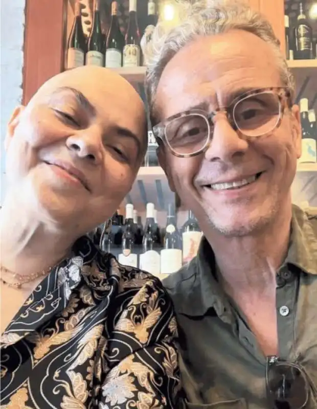 michela murgia con l'oncologo fabio calabro