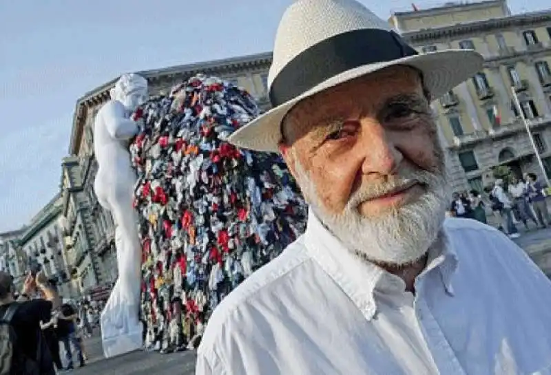 michelangelo pistoletto e la venere degli stracci a napoli