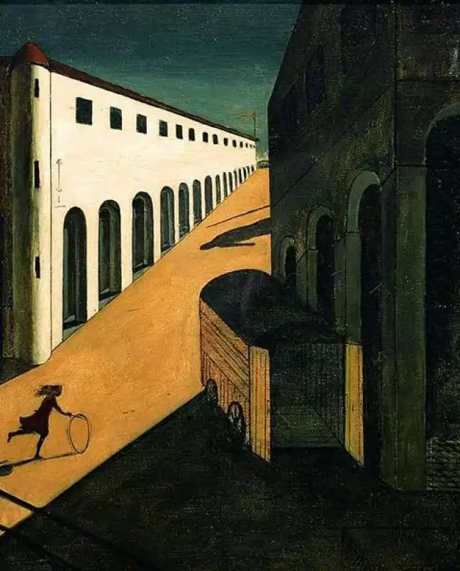 mistery and melancholy of a street giorgio de chirico