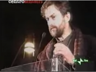 nanni moretti a piazza navona nel 2002