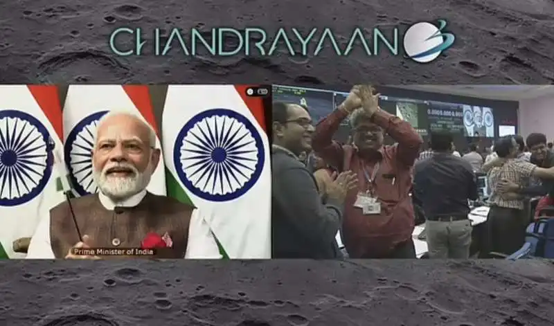 narendra modi    missione lunare indiana chandrayaan 3 