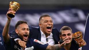 NEYMAR KYLIAN MBAPPE MARCO VERRATTI