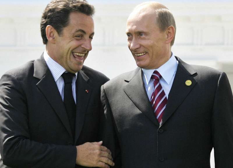 NICOLAS SARKOZY VLADIMIR PUTIN