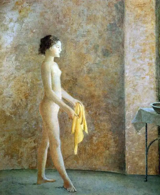 nudo di profilo balthus