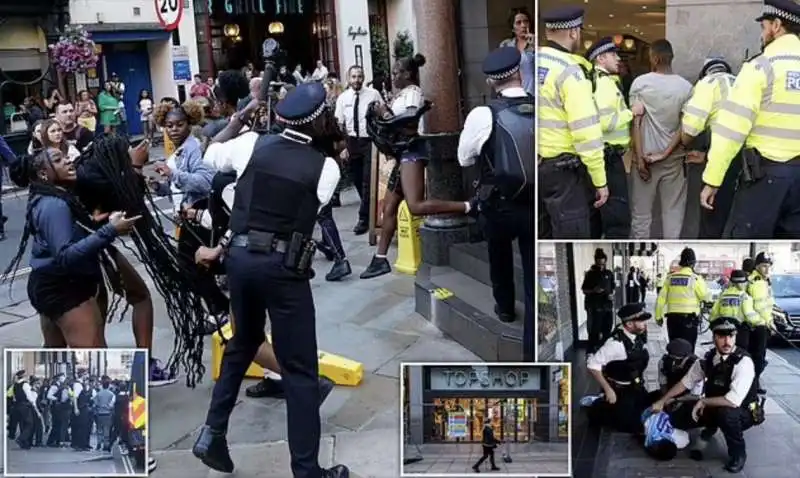 RAGAZZINI INGLESI PROVANO A RUBARE A OXFORD STREET 6

