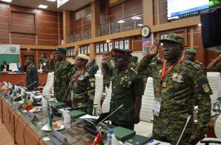 riunione dei vertici militari dei paesi ecowas ad abujia (nigeria)