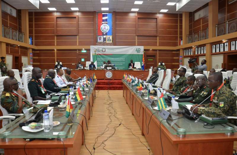 riunione dei vertici militari dei paesi ecowas ad abujia (nigeria) 2