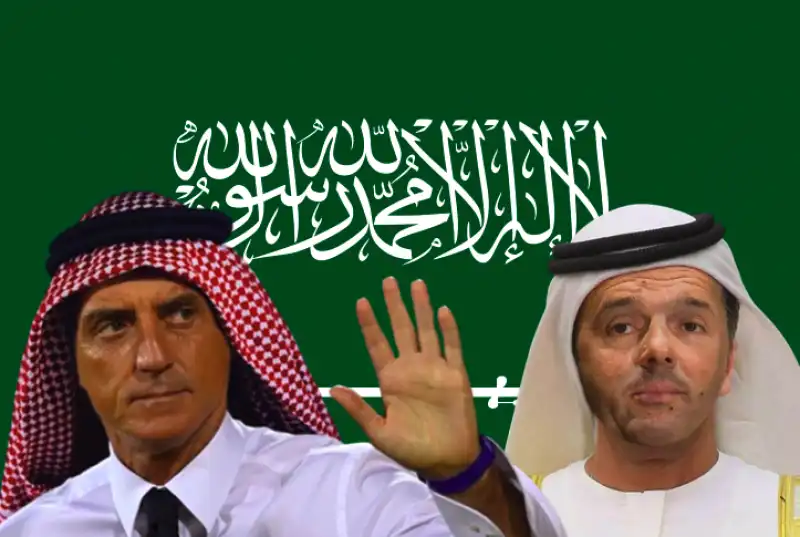 roberto mancini matteo renzi arabia saudita