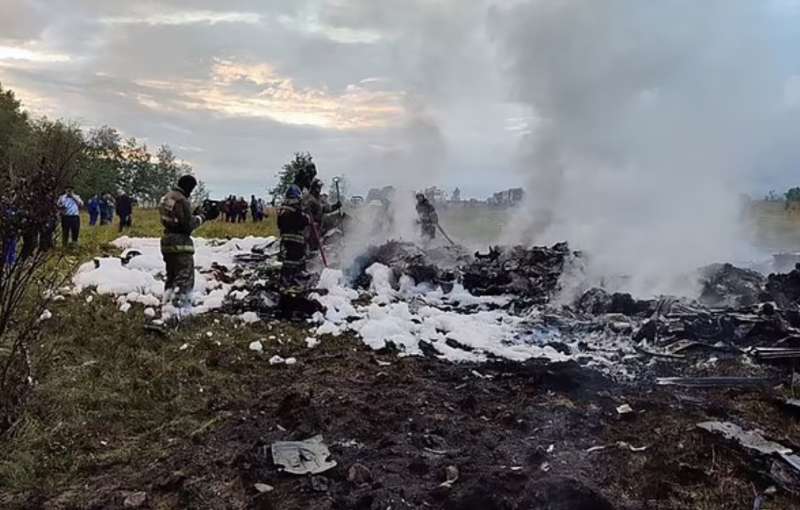 schianto aereo sul quale viaggiava prigozhin 9