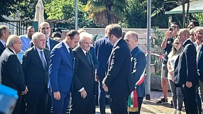 SERGIO MATTARELLA ALLA STAZIONE DI Brandizzo