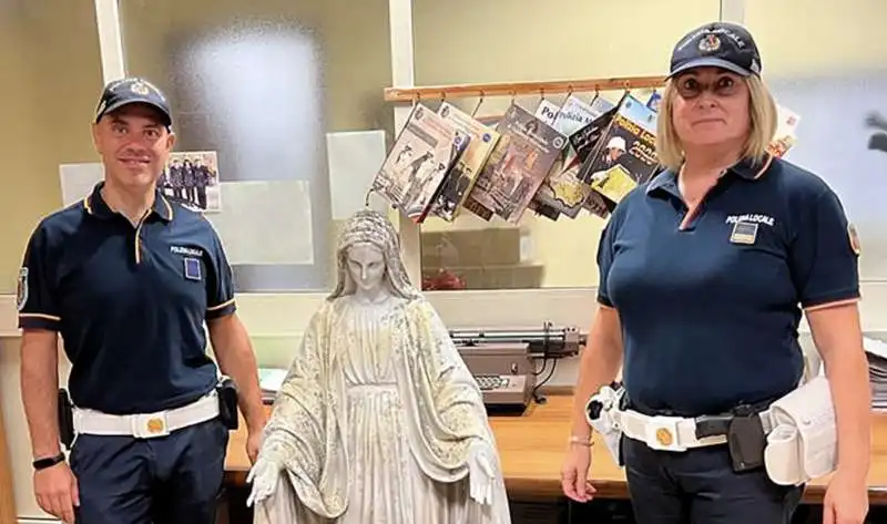 STATUA DELLA MADONNA RUBATA A GUIDONIA