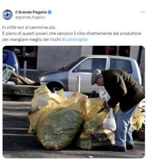 tweet su francesco lollobrigida e i poveri 9