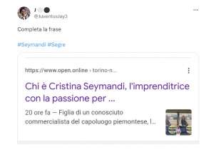 tweet sul caso segre seymandi 2