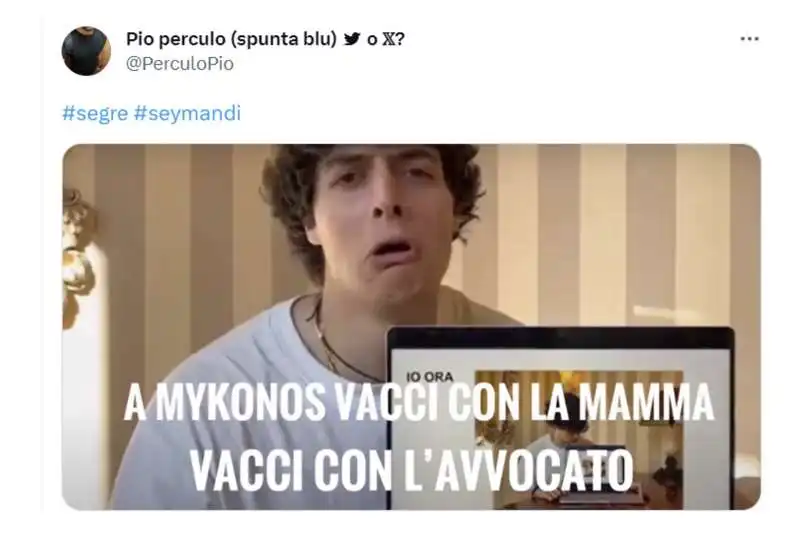 tweet sul caso segre seymandi   3