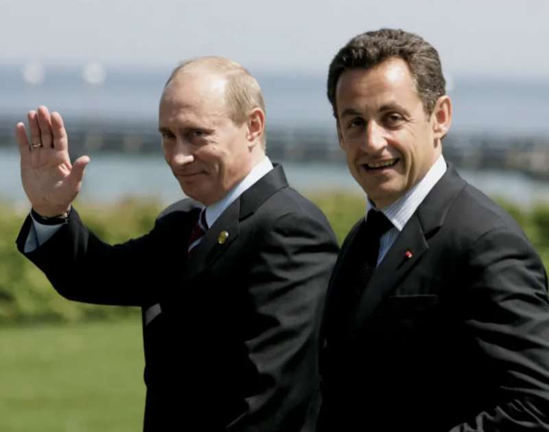 VLADIMIR PUTIN NICOLAS SARKOZY