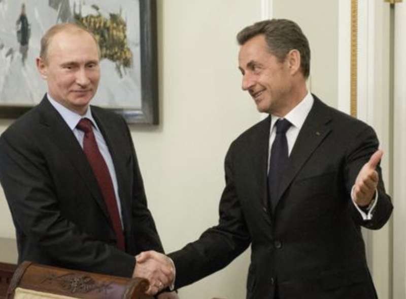 VLADIMIR PUTIN NICOLAS SARKOZY