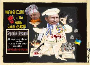 VLADIMIR PUTIN SI CUCINA PRIGOZHIN – POSTER BY MACONDO