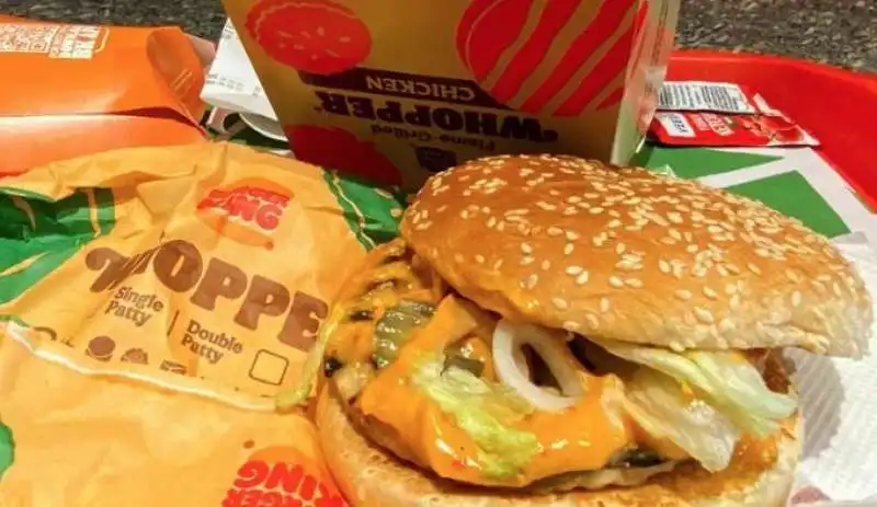 WHOPPER - PANINO DI BURGER KING