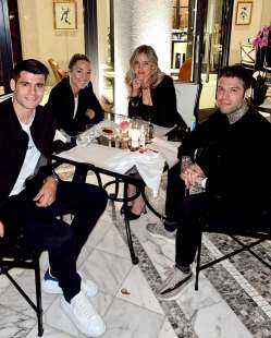 ALVARO MORATA - ALICE CAMPELLO - CHIARA FERRAGNI - FEDEZ