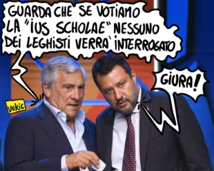 ANTONIO TAJANI - MATTEO SALVINI - MEME BY VUKIC