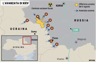 AVANZATA DELLE TRUPPE UCRAINE IN RUSSIA - AGOSTO 2024