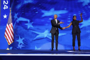 barack e michelle obama convention democratica a chicago 1