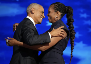 barack e michelle obama convention democratica a chicago 2