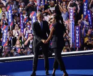 barack e michelle obama convention nazionale democratica di chicago 4