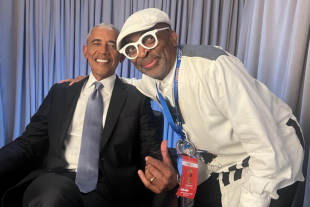 barack obama e spike lee alla convention dei democratici