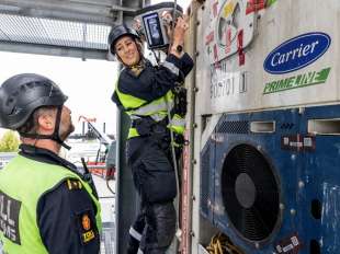 controlli al porto di oslo