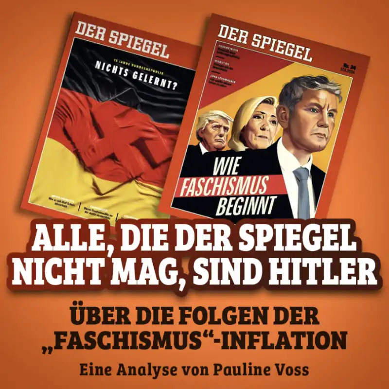 copertina der spiegel – Bjoern Hoecke Marine Le Pen e Donald Trump