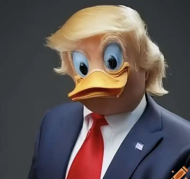 DONALD TRUMP COME DONALD DUCK 