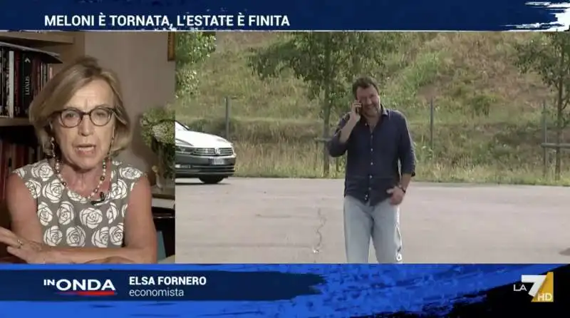 elsa fornero contro matteo salvini - in onda