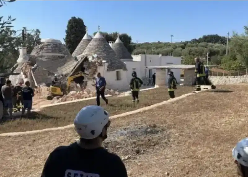 ESPLOSIONE IN UN TRULLO A CISTERNINO